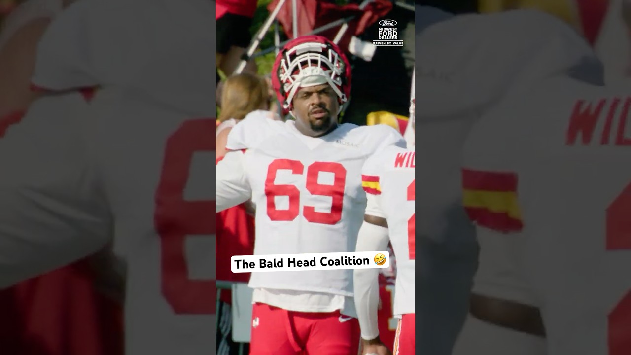 "When you go bald, greatness chases you" 🤣