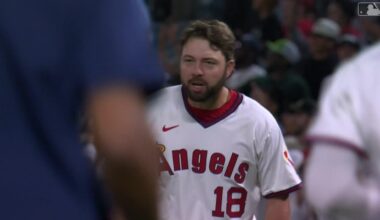 Schanuel with another walk-off! Down 0-2 in the count and facing a nasty lefty-lefty matchup, this MF delivers again and works a beautiful bases-loaded walk for the win!