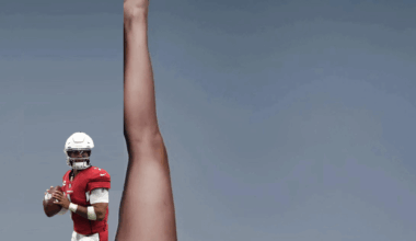 6’11” Anna Smrek next to K1