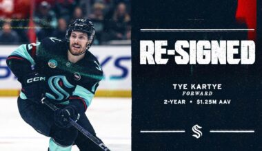Seattle Kraken Sign Forward Tye Kartye to Two-Year Contract