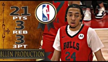 Noa Essengue - 21 Pts, 3 Reb, 1 Ast, 3 Threes Highlights｜NBA Summer League｜Chicago Bulls vs Indiana Pacers｜2025.07.14