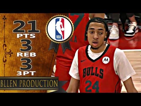 Noa Essengue - 21 Pts, 3 Reb, 1 Ast, 3 Threes Highlights｜NBA Summer League｜Chicago Bulls vs Indiana Pacers｜2025.07.14