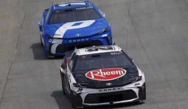 Denny Hamlin has X-rated radio message for 'idiot' NASCAR rival as fiery feud is reignited