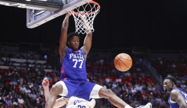 VJ Edgecombe mighty impressive as Sixers fall to Jazz in first Summer League game