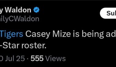 SOURCE: Casey Mize is an ALL-STAR!