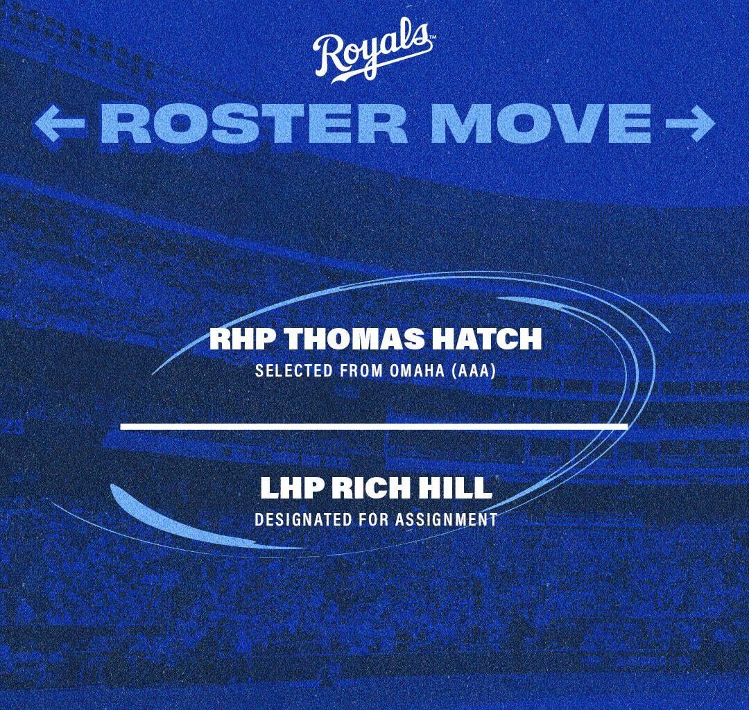 [Royals] Rich Hill has been designated for assignment.