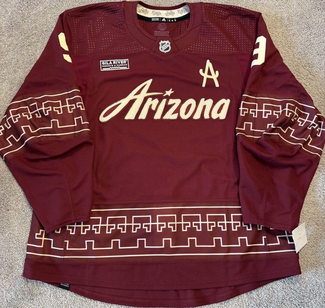 [FS] Jumping Coyote is gone! Round 2? Desert Night Clayton Keller MiC size 58 for sale. Authentic on-ice. $600 USD shipped anywhere in North America or best offer.