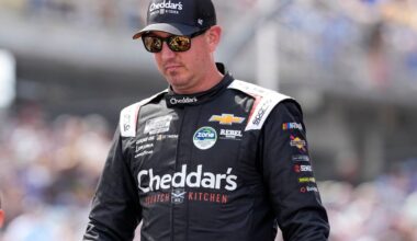 An image of NASCAR driver Kyle Busch at Darlington, NC, in 2025