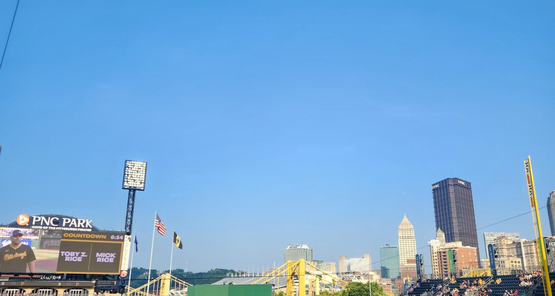 Checking in from PNC Park
