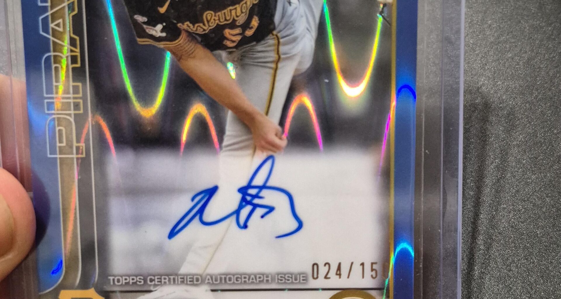 Just pulled this from the Topps Chrome