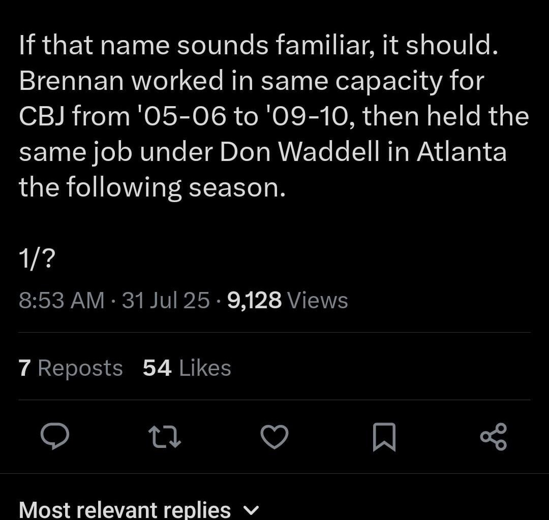 Per Porty on Twitter, Jackets sign new strength and conditioning coach.