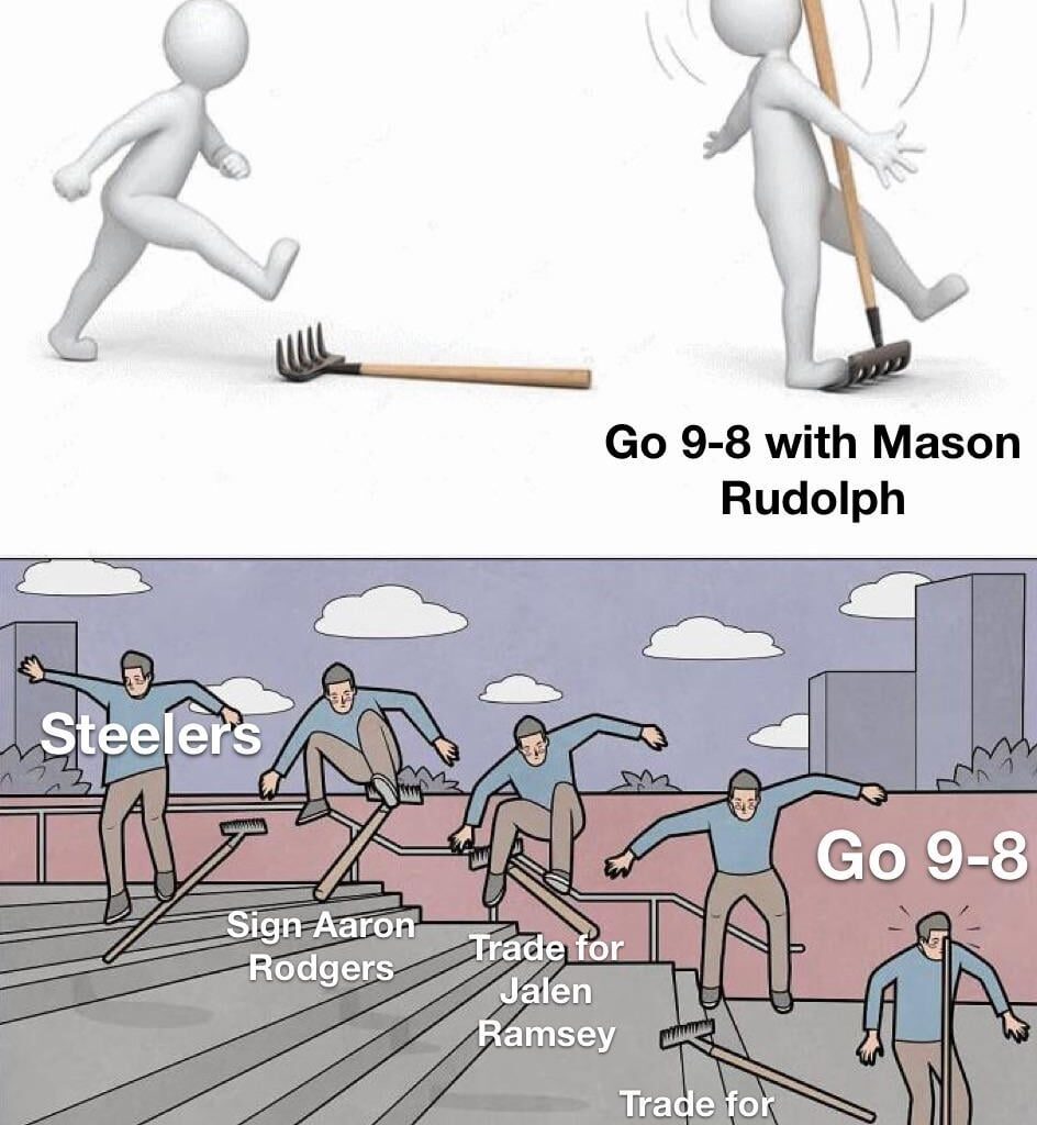 Steelers and a 9-8 finish