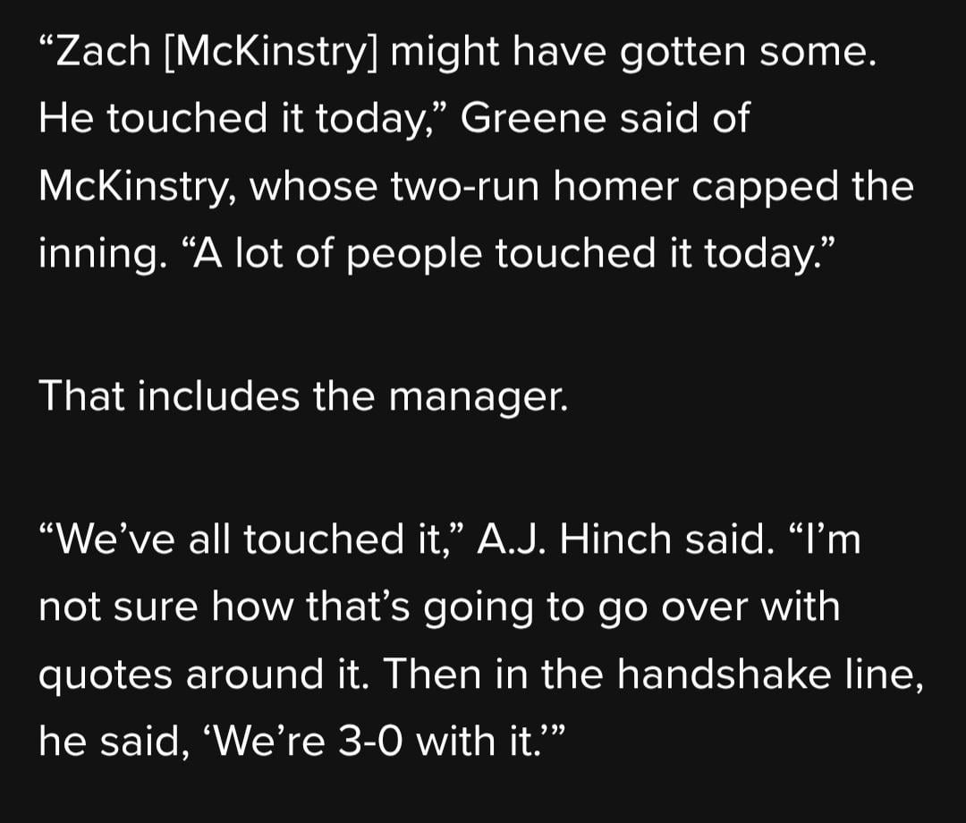 The Tigers win streak presented without context