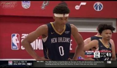 Jeremiah Fears vs Thunder NBA SL | 22 PTS 6 AST 6 REBS | 7,16.25