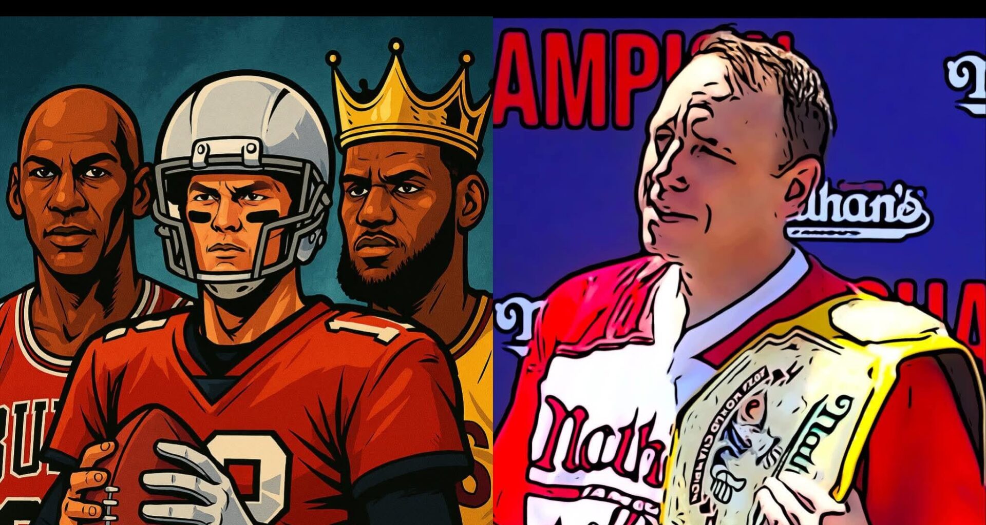 Joey Chestnut is the true GOAT of sports!