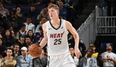 “He has positional size. 6’5 and change. Close to a 6’9 wingspan. He has the intangibles on defense, He moves his feet well and he competes.” Spo on Kasparas’ defense