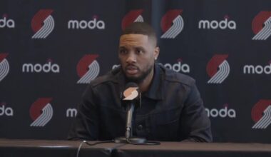 Damian Lillard on his Achilles rupture: "My first thought was "I'm about to come back from this." Everybody else had more pity for me than I did. The PT is about to cry...I didn't cry. Talking to Aaron Rodgers and KD and Rudy Gay, all these guys that experienced it. I never had that moment of pity."