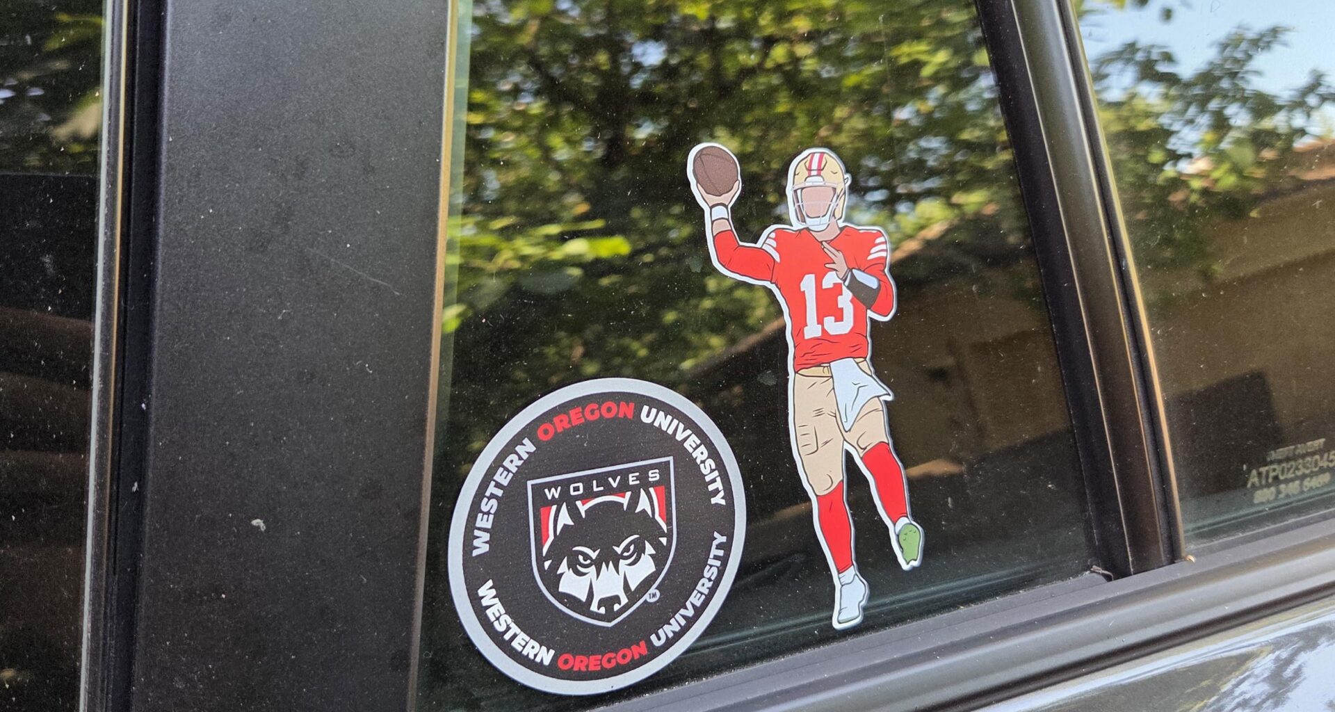 Brock purdy sticker i got on amazon