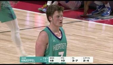 [SL Highlights] Kon Knueppel vs the Thunder - 17 PTS (left in the 3rd quarter for laceration)