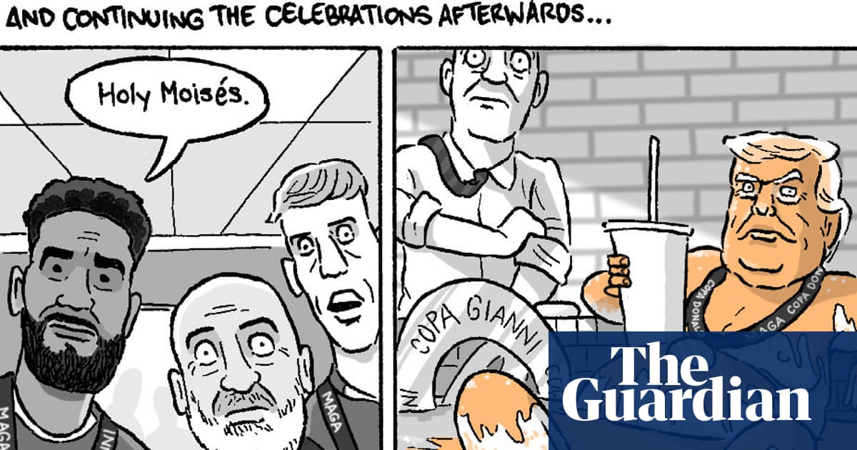 David Squires on … trophy-loving Trump crashing Chelsea’s Club World Cup party - The Guardian