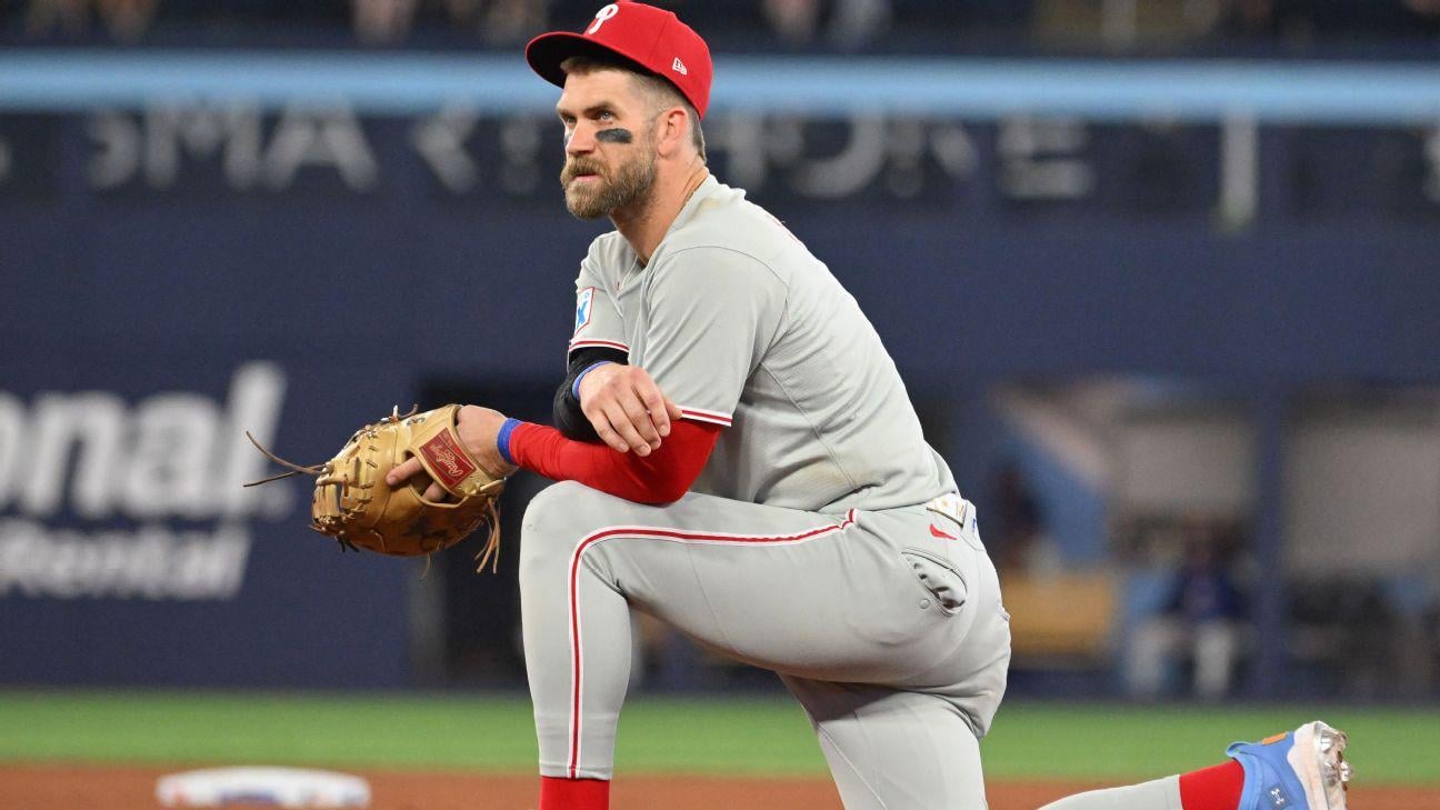[Passan] Bryce Harper stood nose to nose with MLB commissioner Rob Manfred and told him to “get the f--- out of our clubhouse” if he wanted to talk about a salary cap