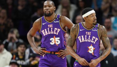 [Stumbaugh] Durant later responded to a post that said keeping him and Beal was "unsustainable for the culture" in Phoenix. "Most of yall in Phx want me off the team cuz of the toxic experience it was online for you while u live tweeted games," Durant wrote.