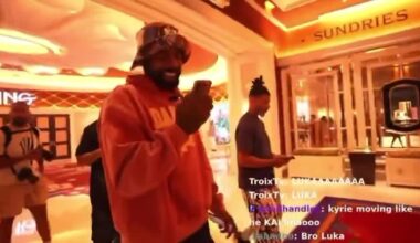 Luka Doncic phoned former Dallas Mavericks teammate Kyrie Irving while Kyrie was live