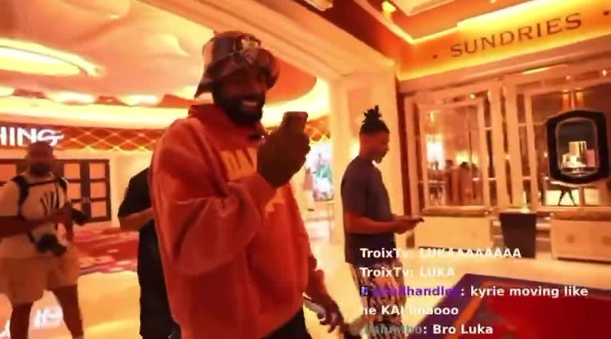 Luka Doncic phoned former Dallas Mavericks teammate Kyrie Irving while Kyrie was live