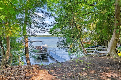 Lush golf course in your backyard in true northern Michigan? This nearly $3.5M luxury home has it all.