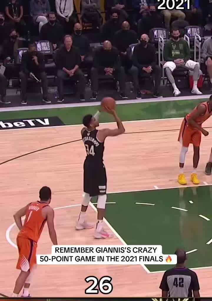 [NBA]: Giannis drops 50 in the closeout game 6 of the 2021 Finals at home against the Suns