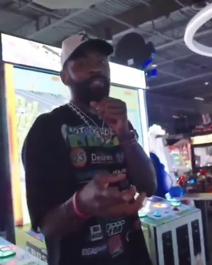 Kyrie: "Cuz that question was crazy. When somebody asked me if LeBron was like a father figure to me, bro, that was crazy. No kizzy. That was a crazy ass question. He's like a few years older than me."