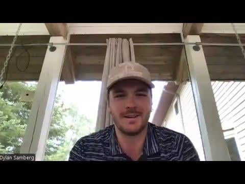 Media availability with Dylan Samberg after signing his three-year deal