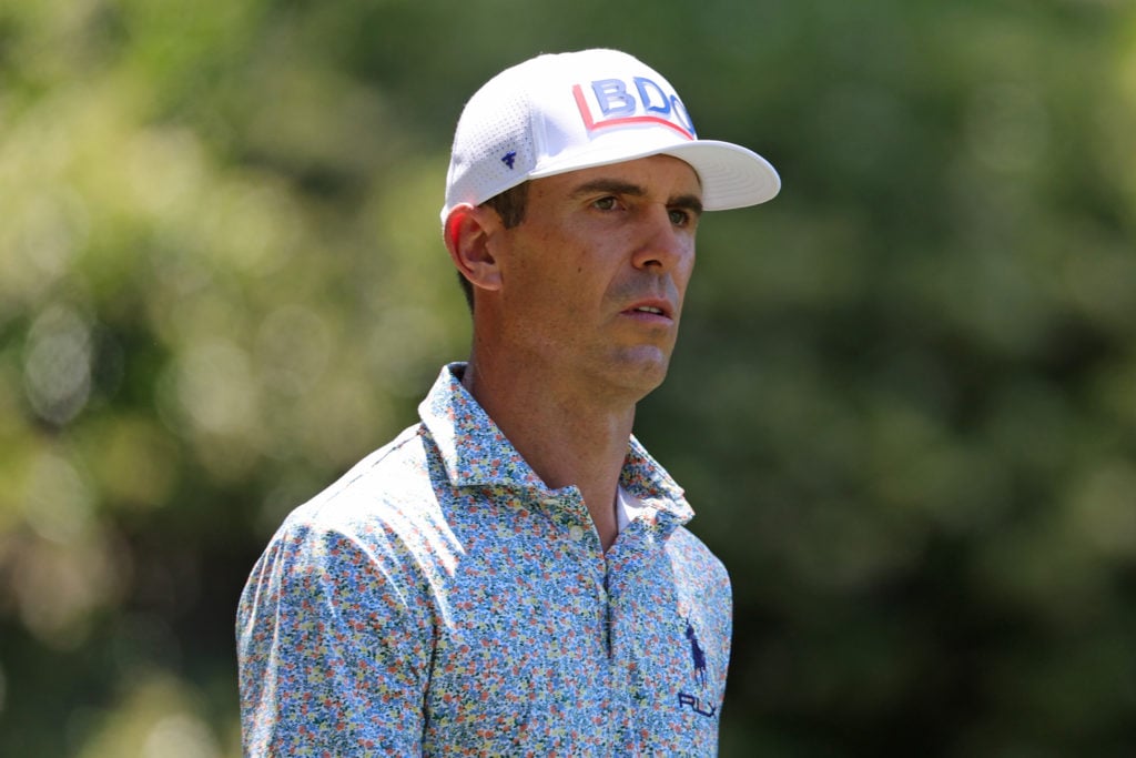 Billy Horschel in action during round three of the RBC Heritage in 2025