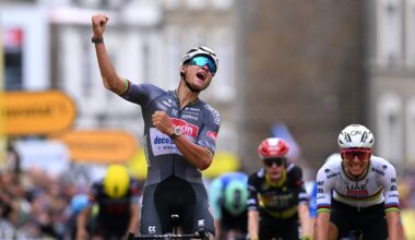 Tour de France stage two: Van der Poel wins frantic finale, more Vingegaard aggression and why was Milan upset?