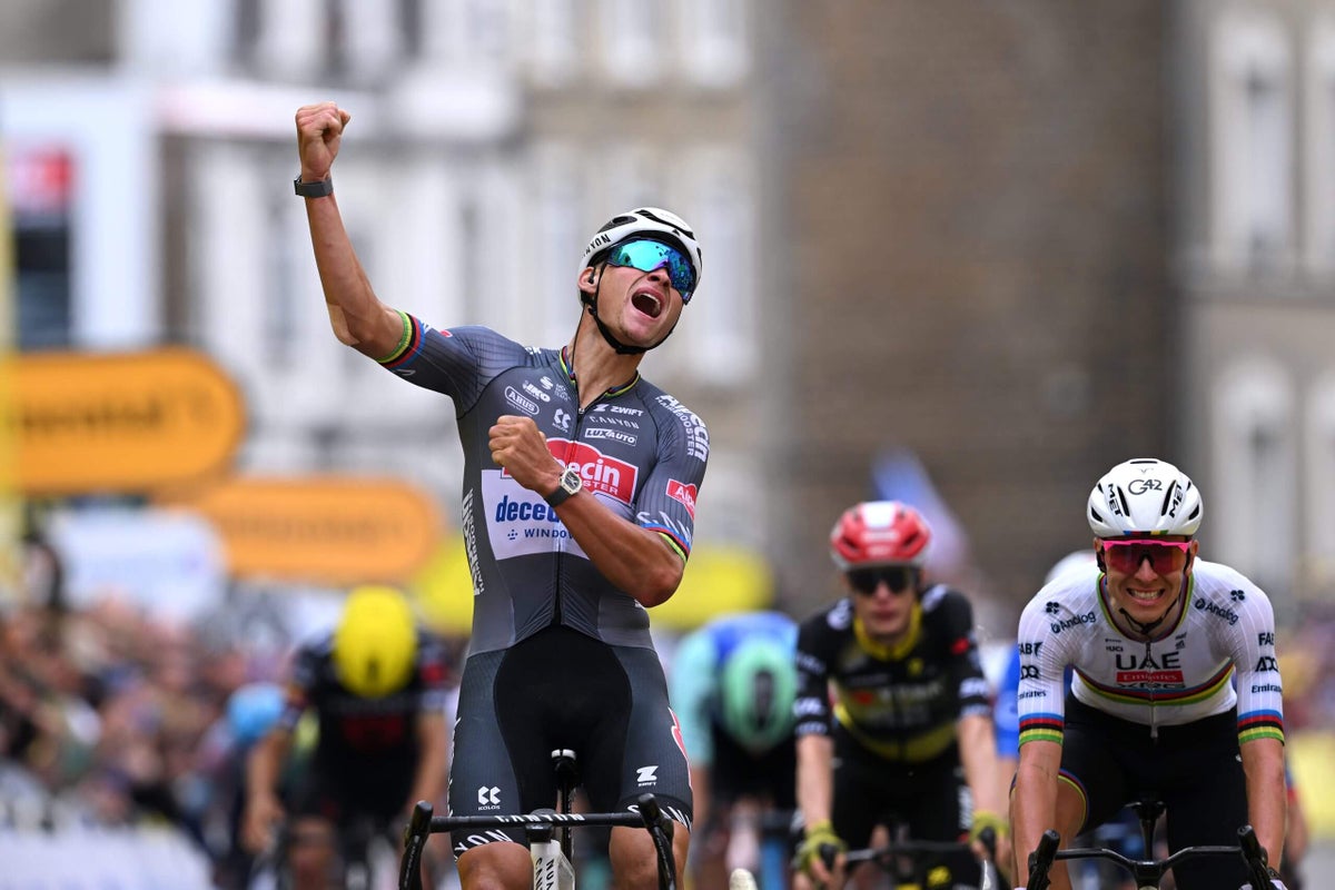 Tour de France stage two: Van der Poel wins frantic finale, more Vingegaard aggression and why was Milan upset?