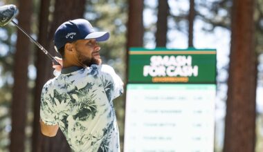 Steph Curry in contention for another ACC celebrity golf title in Tahoe