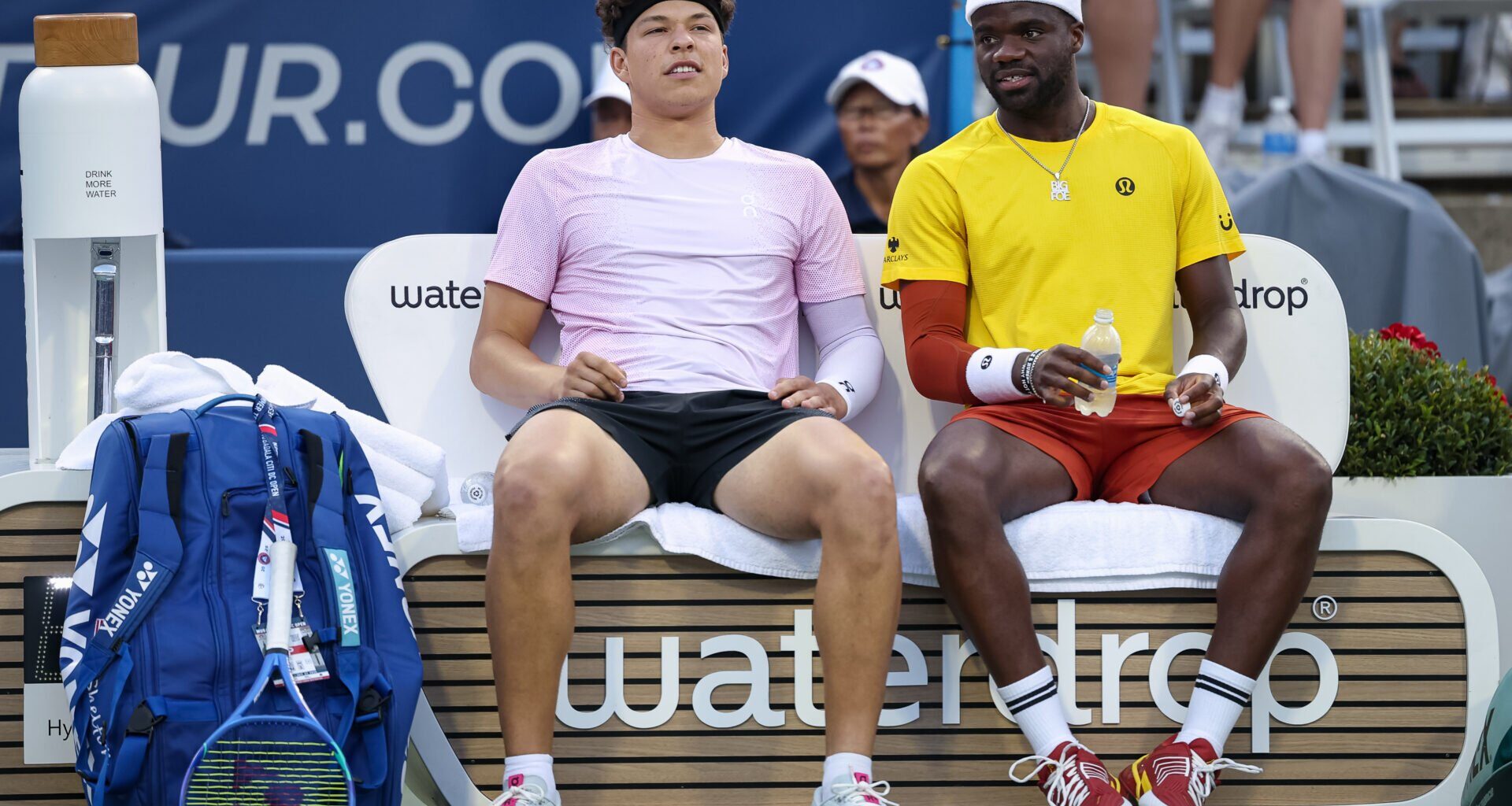 Frances Tiafoe predicts who the crowd will be cheering for when he faces Ben Shelton at the Washington Open