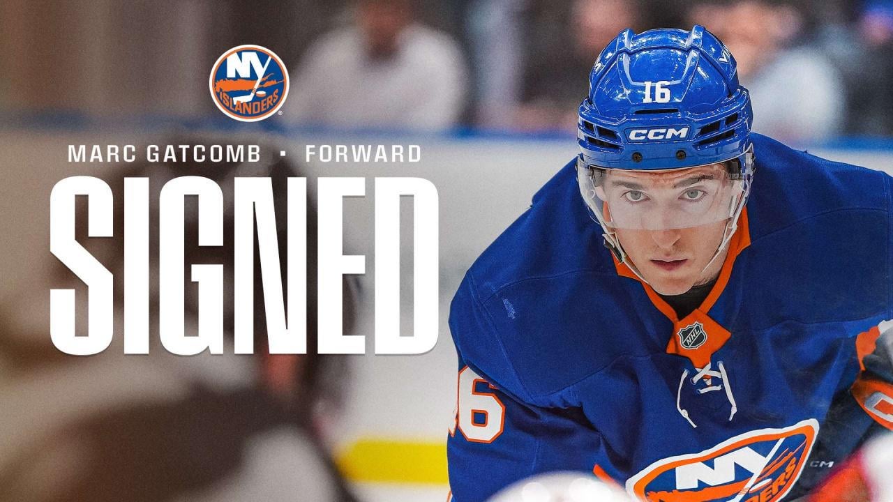 New York Islanders Sign Marc Gatcomb