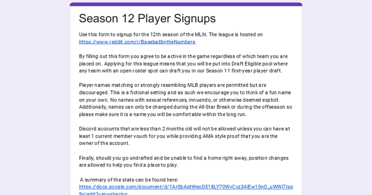 Major League Numberball is looking for more people for Season 12! - Mod Approved