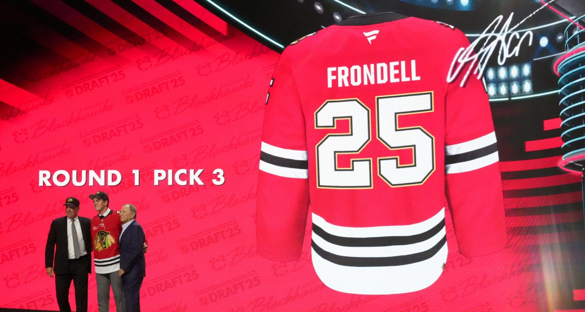Blackhawks sign Frondell to 3 year ELC