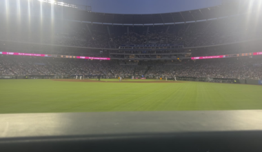 POV of Kyle Isbel’s base-clearing double: