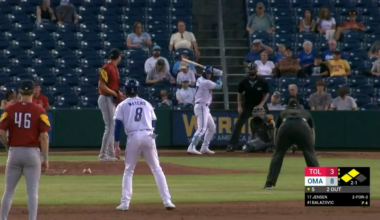 Carter Jensen is Red Hot🔥 The Royals’ No. 3 prospect is 3-for-4 tonight with five RBIs. He raises his OPS to 1.126