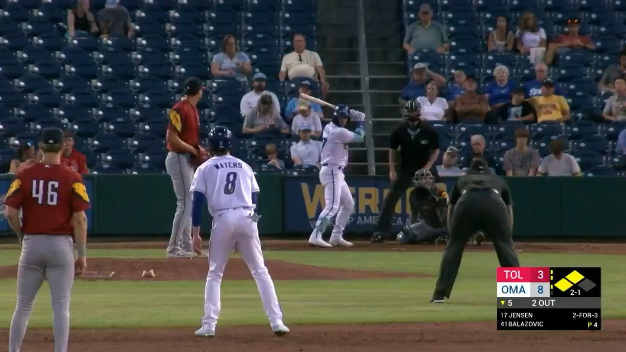 Carter Jensen is Red Hot🔥 The Royals’ No. 3 prospect is 3-for-4 tonight with five RBIs. He raises his OPS to 1.126