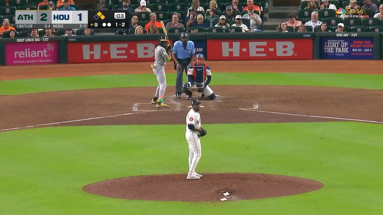 [Highlight] The A’s announcer calls Lawrence Butler’s HR a foul ball