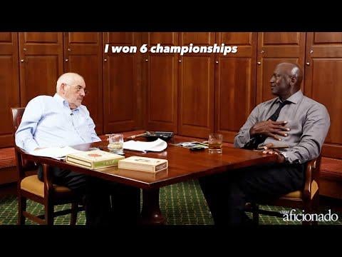 Michael Jordan: "I won 6 championships, and Bill Russell won 11. Does that make Bill Russell better than me or me better than him? No, because we played at different eras"