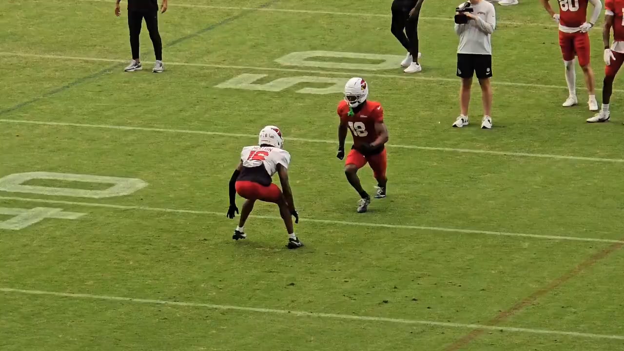 Marvin Harrison Jr. shakes off Max Melton for a tough grab, 
Greg Dortch torches Jaylon Jones, and Kei'Trel Clark bats away a ball intended for Michael Wilson in tight coverage