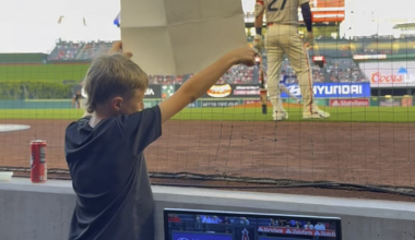 Mike Trout gave me a signed baseball ⚾️