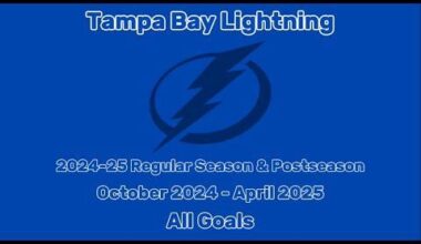 Tampa Bay Lightning | 2024-25 Season | All 306 Goals