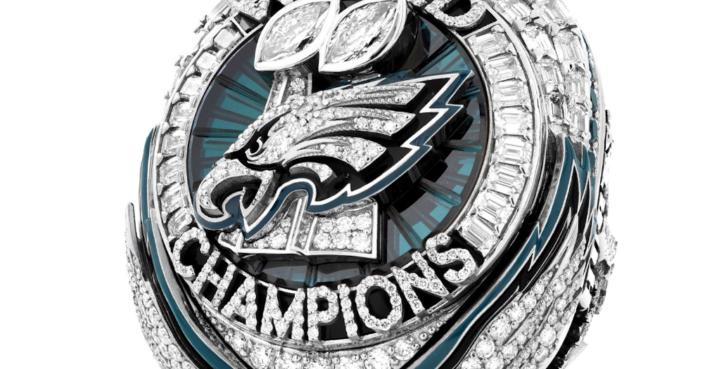 Eagles Super Bowl LIX rings (featuring pop out wings) are here!