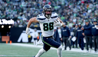 Seattle Seahawks AJ Barner New York Jets 2024...